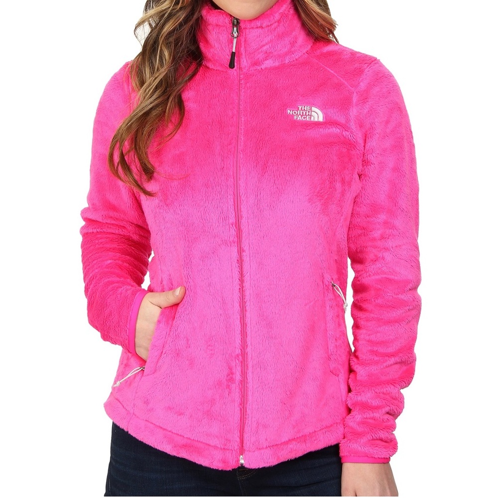 NORTH FACE HOT PINK FLEECE JACKET